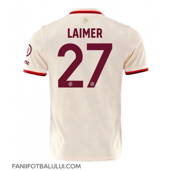 Bayern Munich Konrad Laimer #27 Tricou Fotbal Replică 2024-25 Barbati Treilea